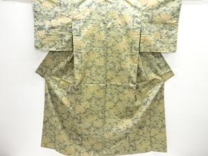 花鳥模様織り出し西陣お召着物